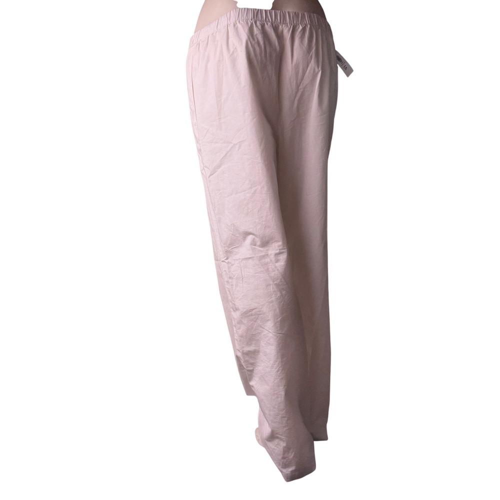 Wilfred Aritzia Boardwalk Pants White Cotton Poplin Relaxed Beach Summer L - Picture 3 of 6